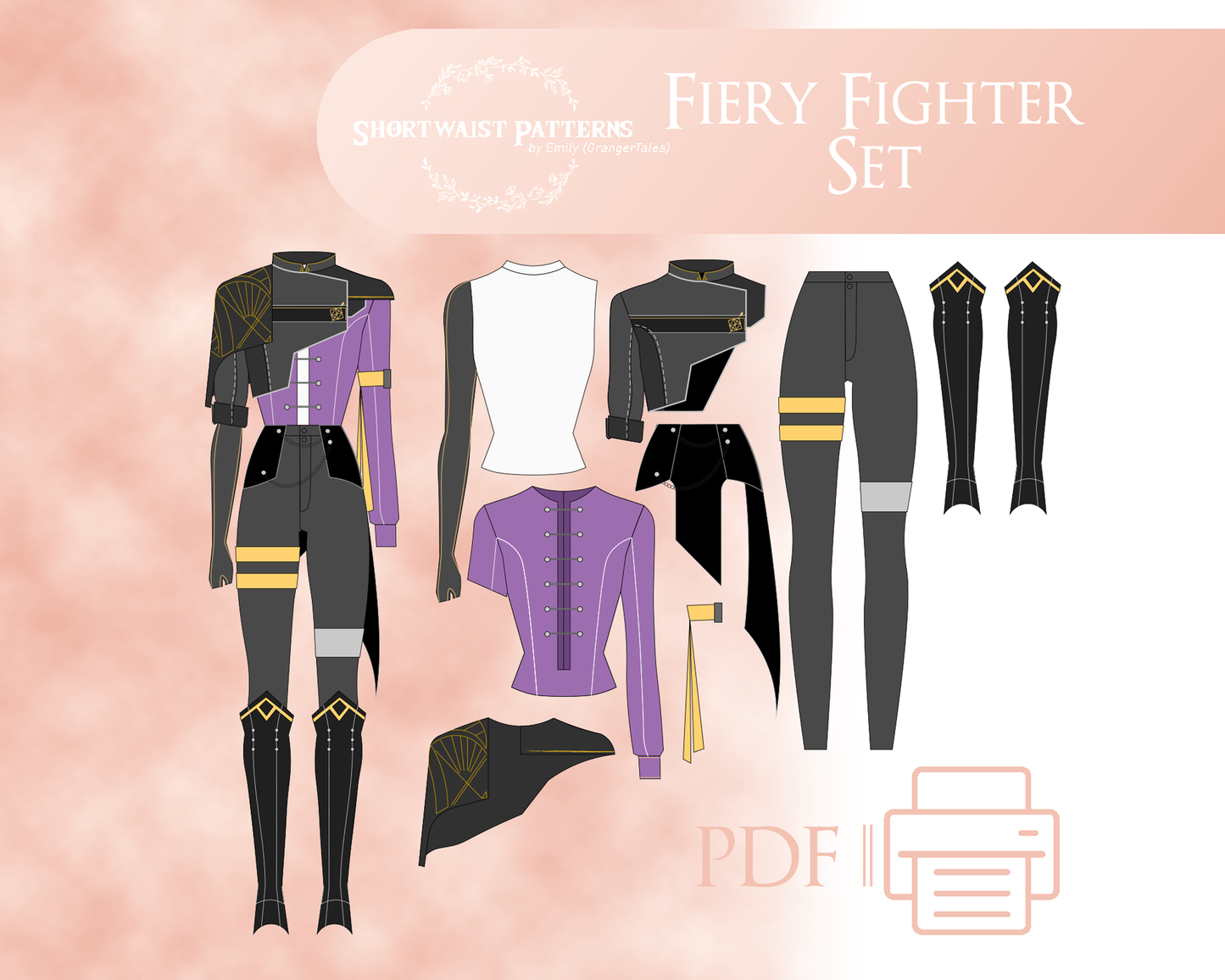 Fiery Fighter Set | Size 18 (Sizes 6-30 Pre-Order Listing)
