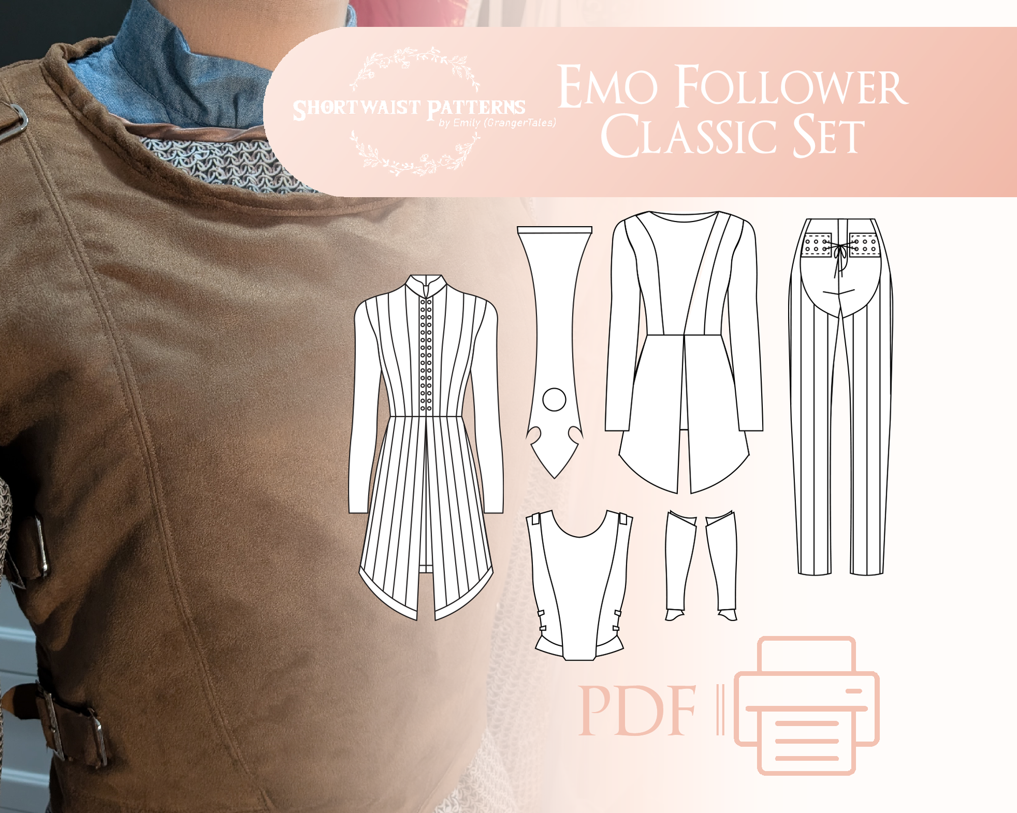 Follower Patterns Emo Follower Classic Set Pattern | PDF Pattern Sizes 6-30 – Shortwaist ...