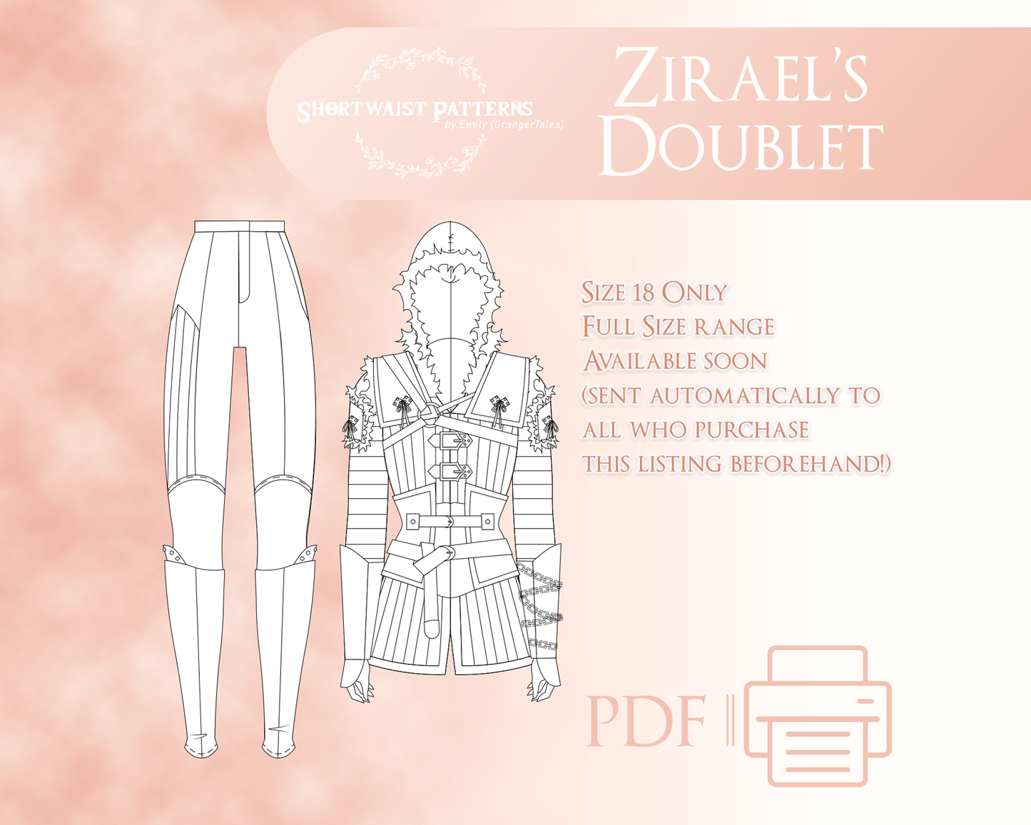 Zirael's Doublet | PDF Pattern Sizes 6-30