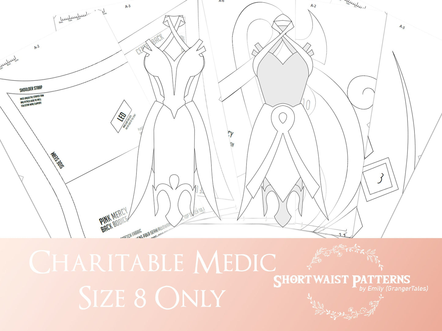 Charitable Medic | Armour and Skirt Blueprints | Size 8 Only