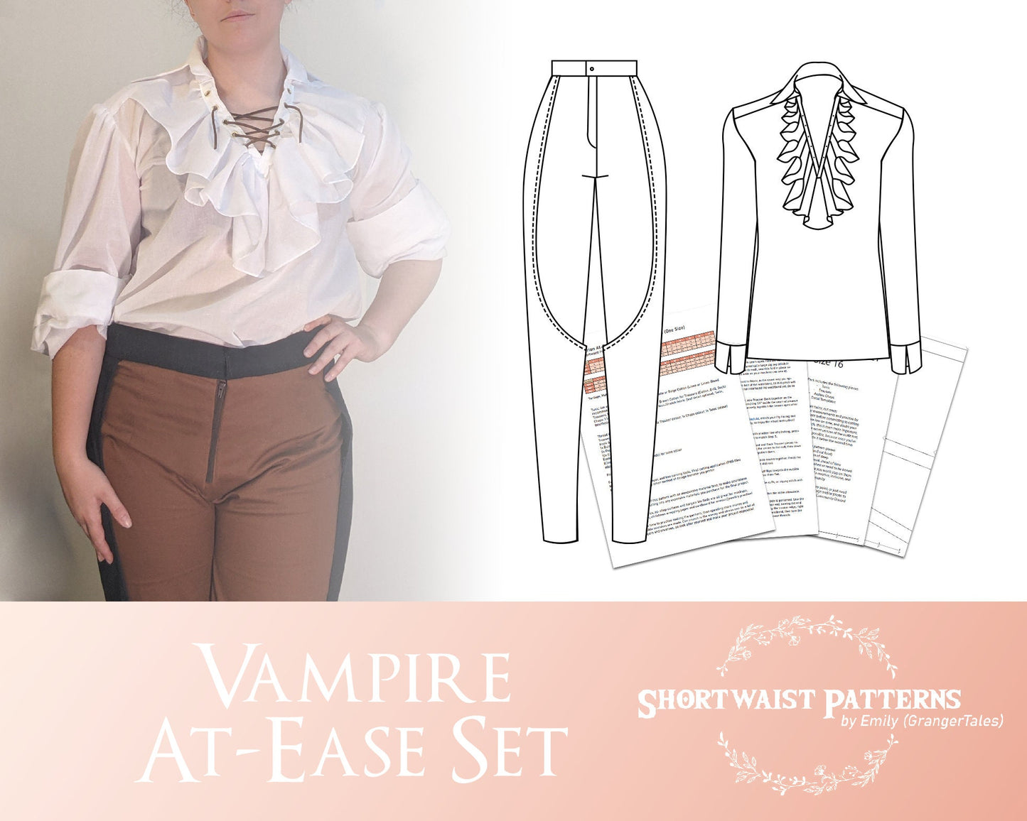 Vampire At-Ease Set | PDF Pattern Size 6-30